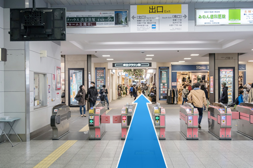 最寄駅からの道順1